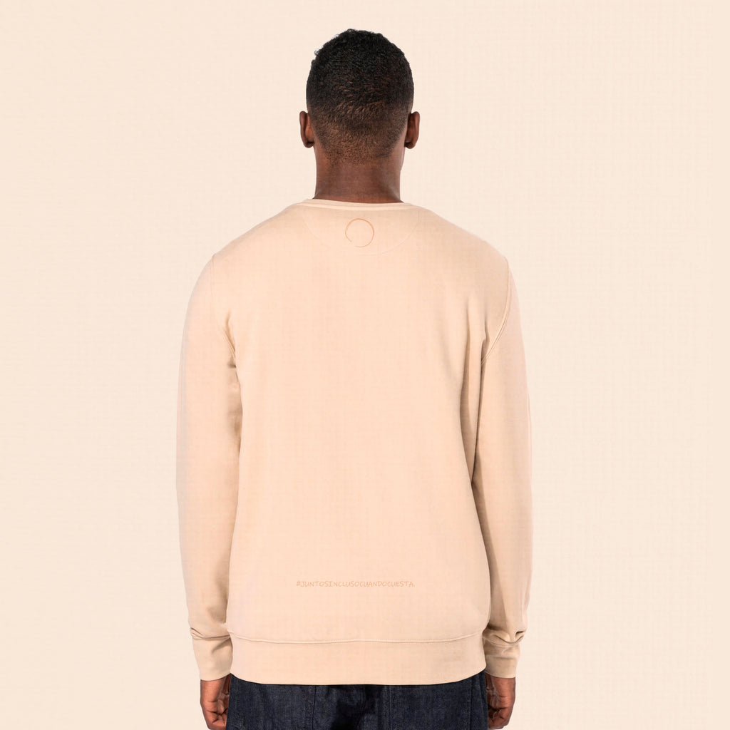 Letter Hoodie Sin Capucha