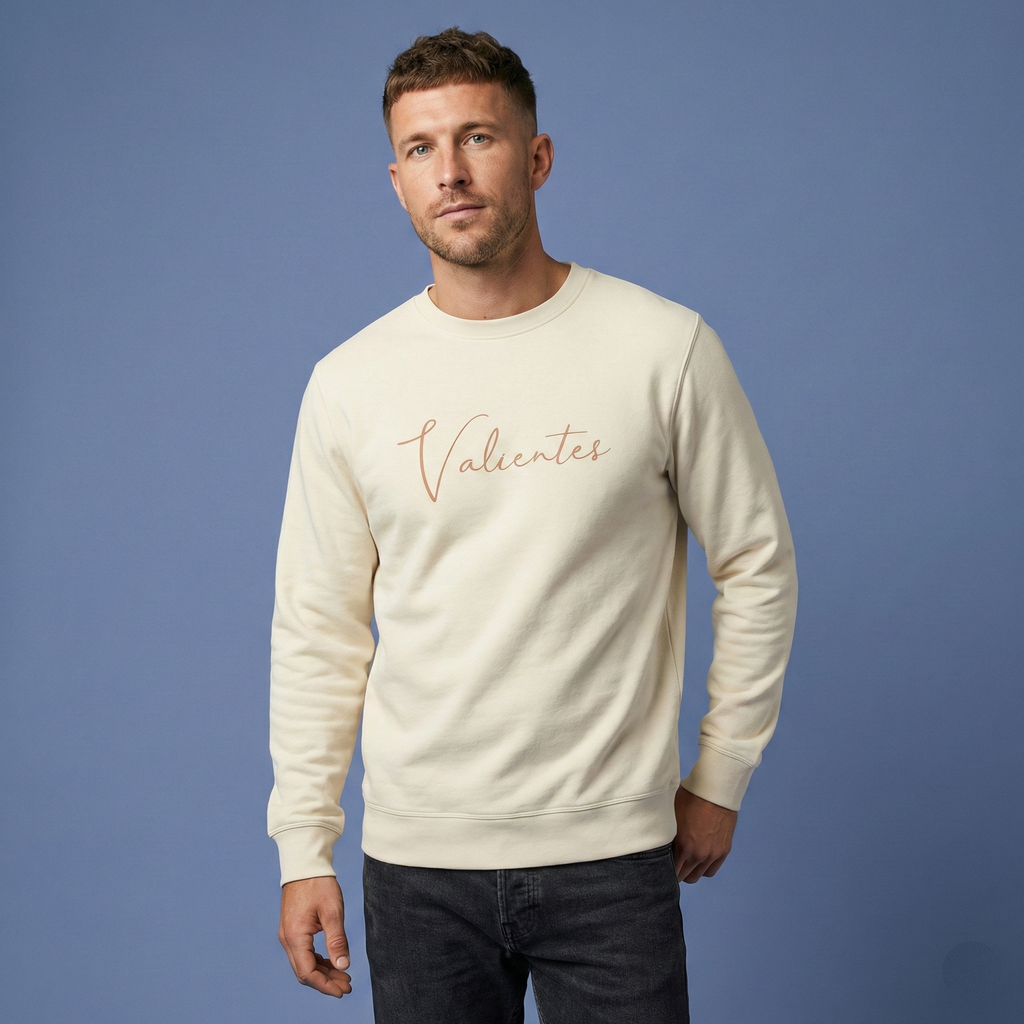 Letter Hoodie Sin Capucha