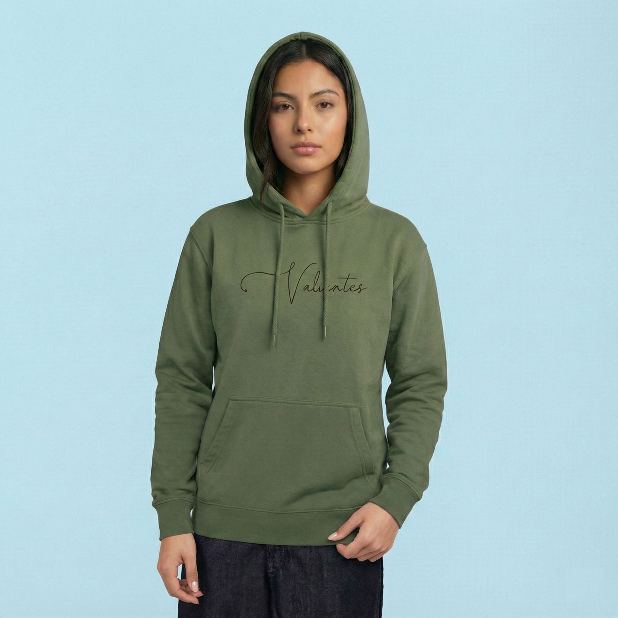 Letter Hoodie Con Capucha