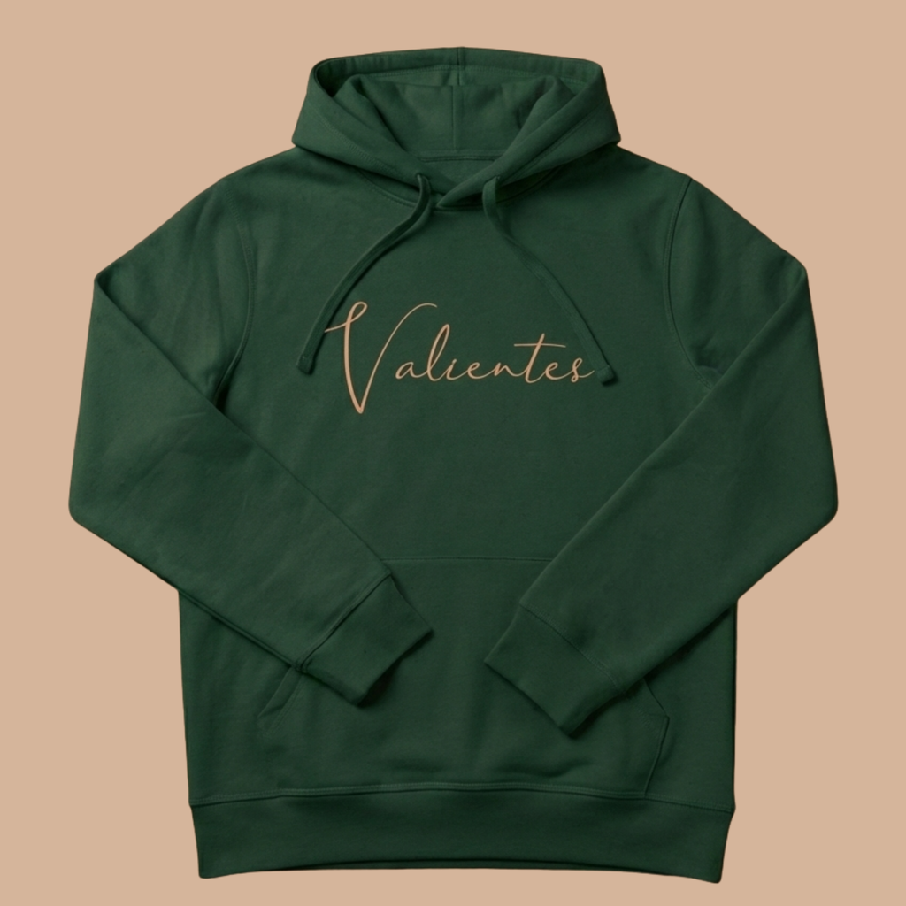 Letter Hoodie Verde