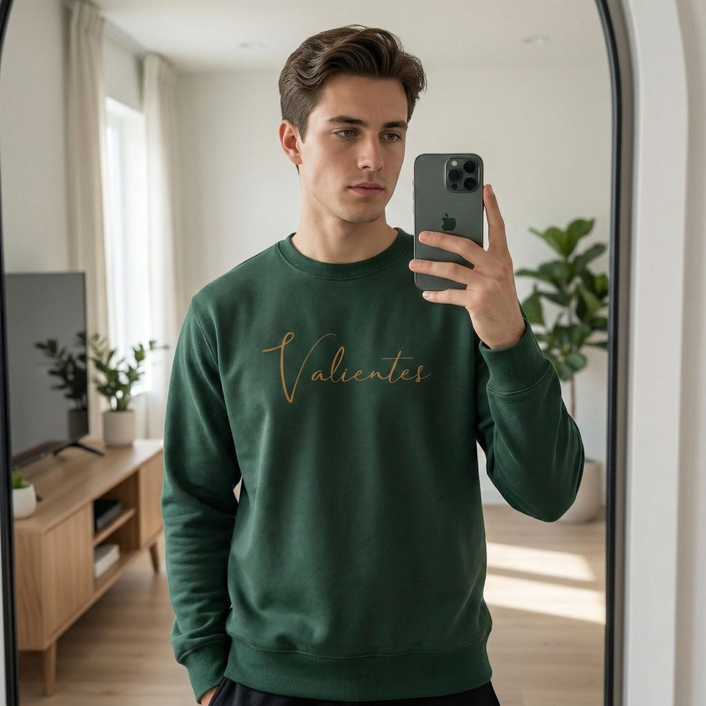 Letter Hoodie Sin Capucha