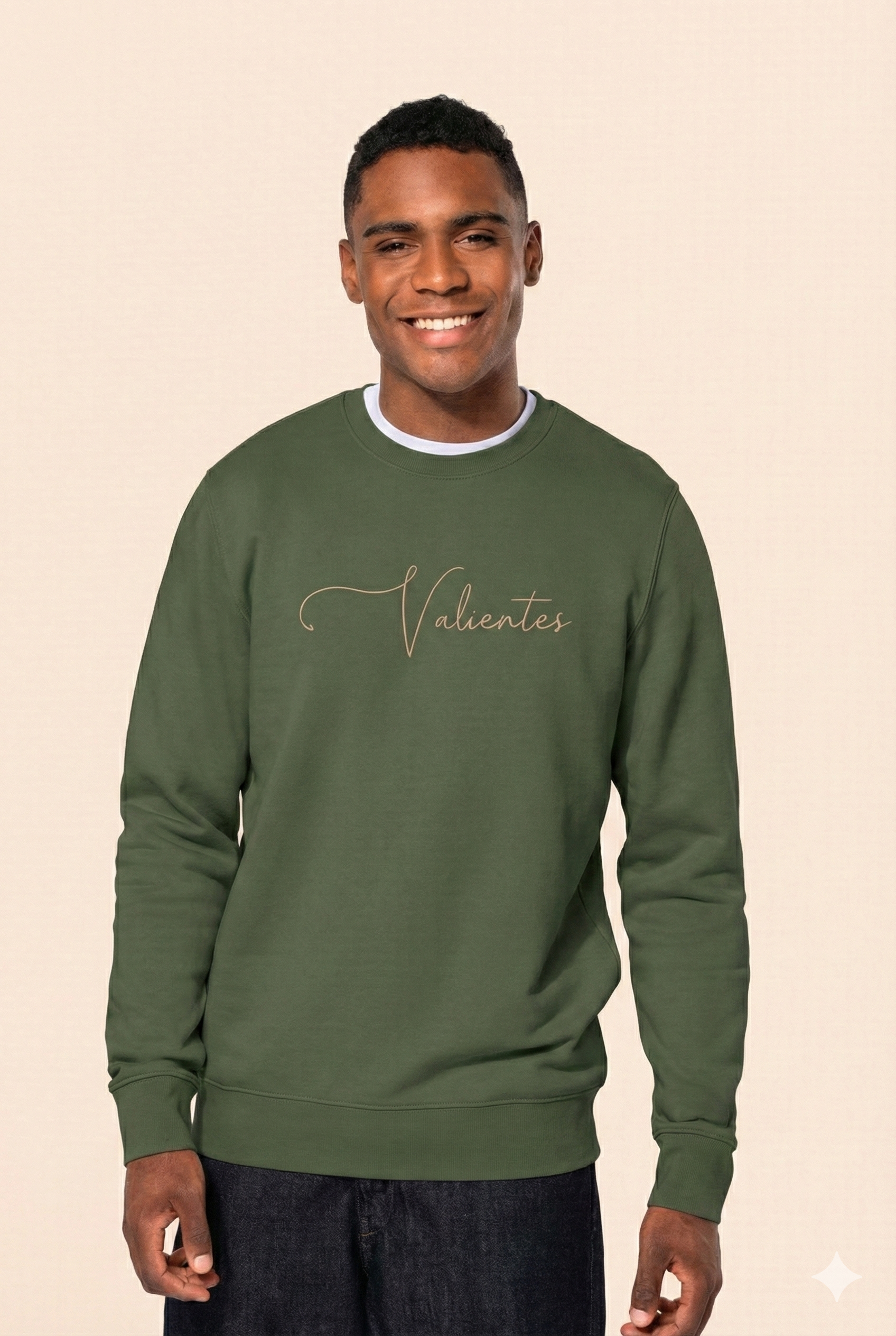 Letter Hoodie Sin Capucha